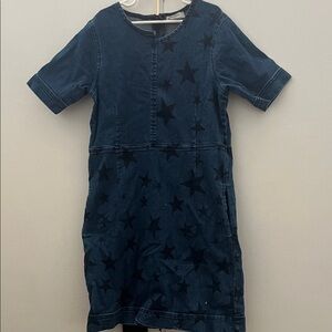 Stella McCartney Starry Denim Kids Dress Sz 14